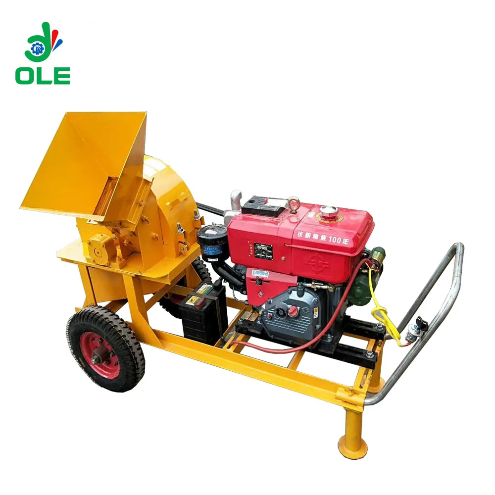 High Efficient Machine to Make Sawdust 7.5Kw Wood Crushing Machine