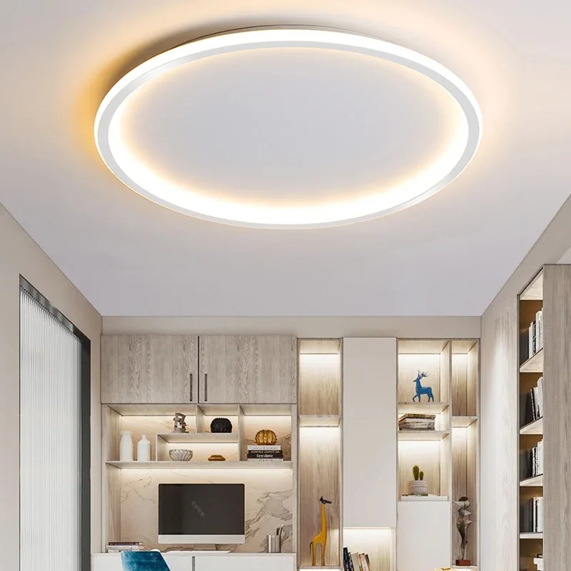 

Large LED Ceiling Lamps Living Room lights 110V 220V 58W 48W Brightness Dimmable Ceiling Lightings for Bedroom Panel Lights lamp