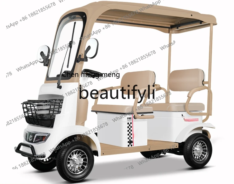 

Z189 Маленький четырехколесный электрический самокат для пожилых людей, бытовой пикап и откидной детский четырехместный электромобиль