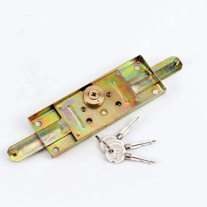 Segurança do obturador do rolo com chave cruz anti-roubo porta do obturador do rolo fechadura da porta instalação médio ou inferior acessórios da persiana