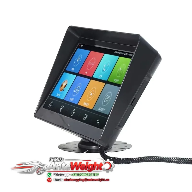 10 Inch Touch Screen Monitors with DVR Recording WifFi 4G GPS Navigation FM for Truck/Trailer/Box Truck/Bus/RV