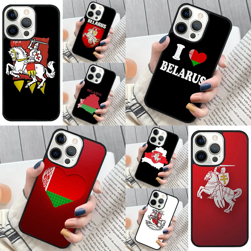 Belarus Flag Phone Case Cover for iPhone 16 12 mini 11 13 14 15 Pro Max SE 2020 for Apple 7 8 Plus Coque