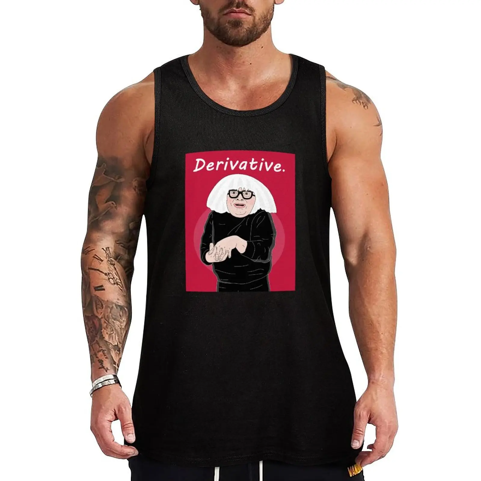 Ongo Gablogian - Derivative Tank Top sleeveless man shirts T-shirt male