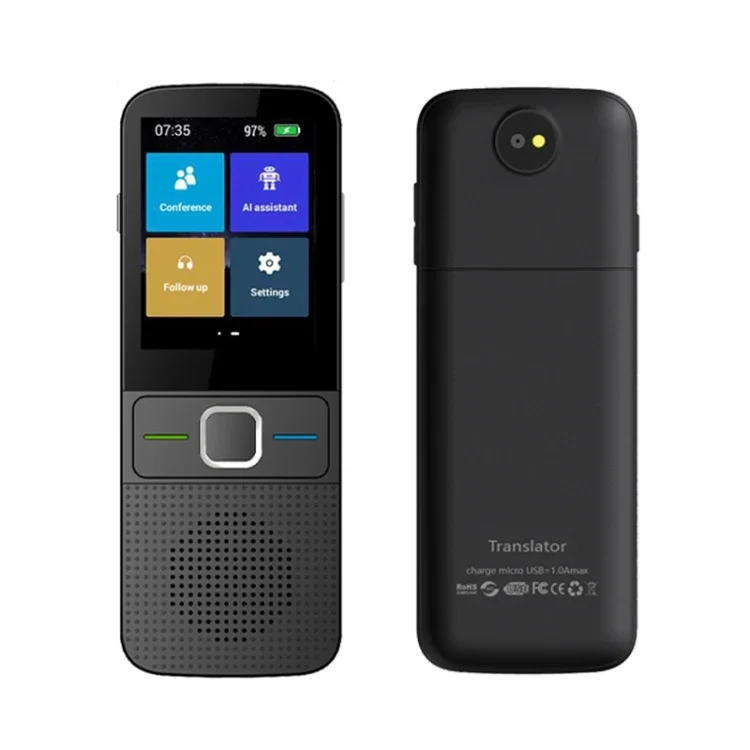 

Factory Price T10 Portable WIFI Smart Voice Translator Smart Business Travel Real Time AI Translator Translation Machine