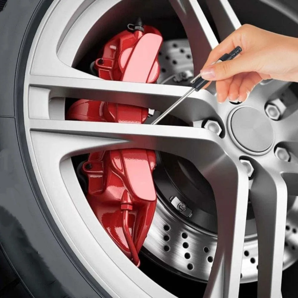 

6mm Thickness Brake Pad Thickness Gauge Accurate Convenient Brake Pad Measuring Tool 0.2 Inch Thickness Time Saving Design