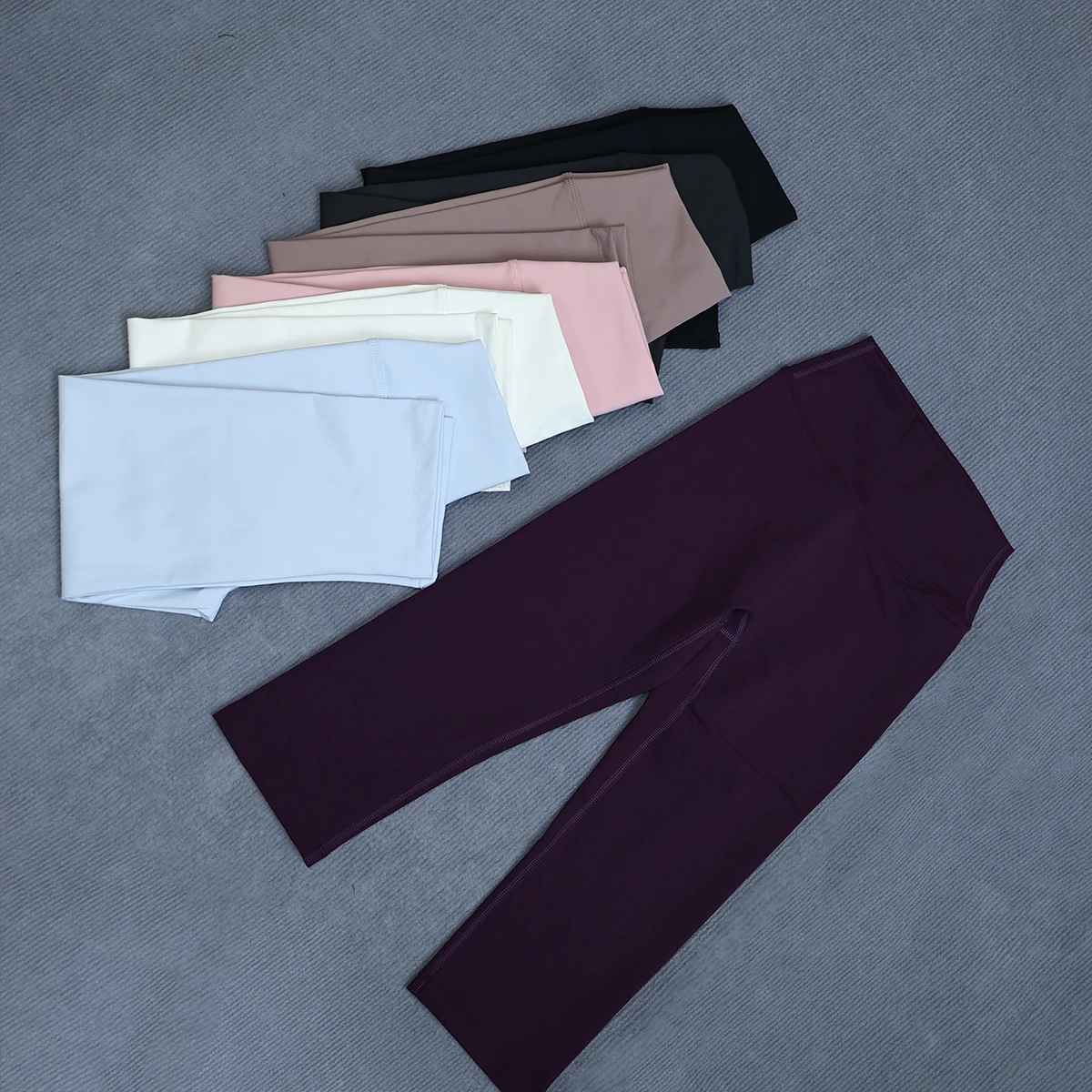 Ctenkevet 3/4-Yogahose mit hoher Taille für Damen, Sommer, Hüfthebende Capri-Leggings, Turnhose, Sportmode für Damen – Detail 32