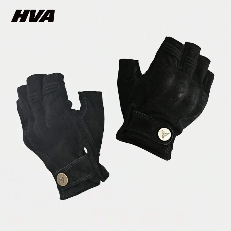 Motorcycle Fingerless Gloves Accessories Goatskin Leather Half Finger Gloves Motocross Gant Moto Guantes Moto Verano