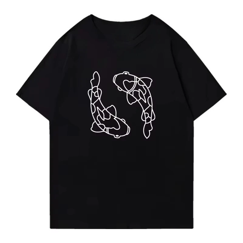 Whale Shark Retro Graphic Printed Women Tee Vintage Sea Creature Moon Summer Funny Short Sleeve Crew Neck Women Casual Daily Tee