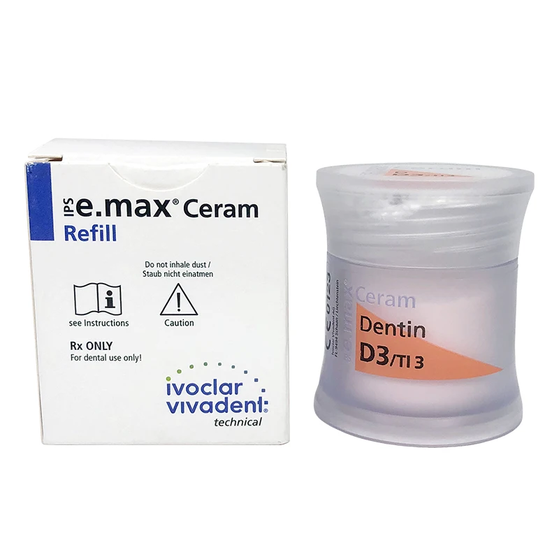 Dental Dentistry Ivoclar IPS e.max Ceram Dentin 20g Dental Porcelain Ceramic Powder Bleach BL1 BL2 BL3 BL4 Dentistry Materials