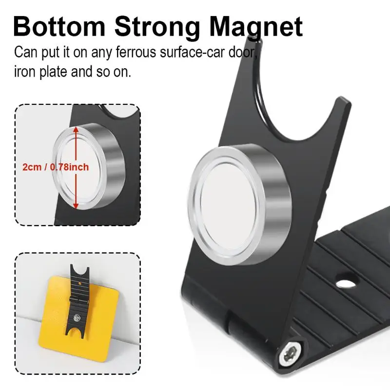 Mini Portable Soldering Iron Holder - Magnetic Table Handle Stand Simple Placement Holder for Welding Tools