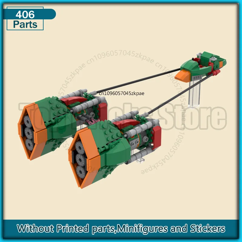 UCS Podracer Bundle Spaceship MOC Building Block  Originality Assembly Bricks Technology Toys Xmas Gifts Model Sets 3604PCS