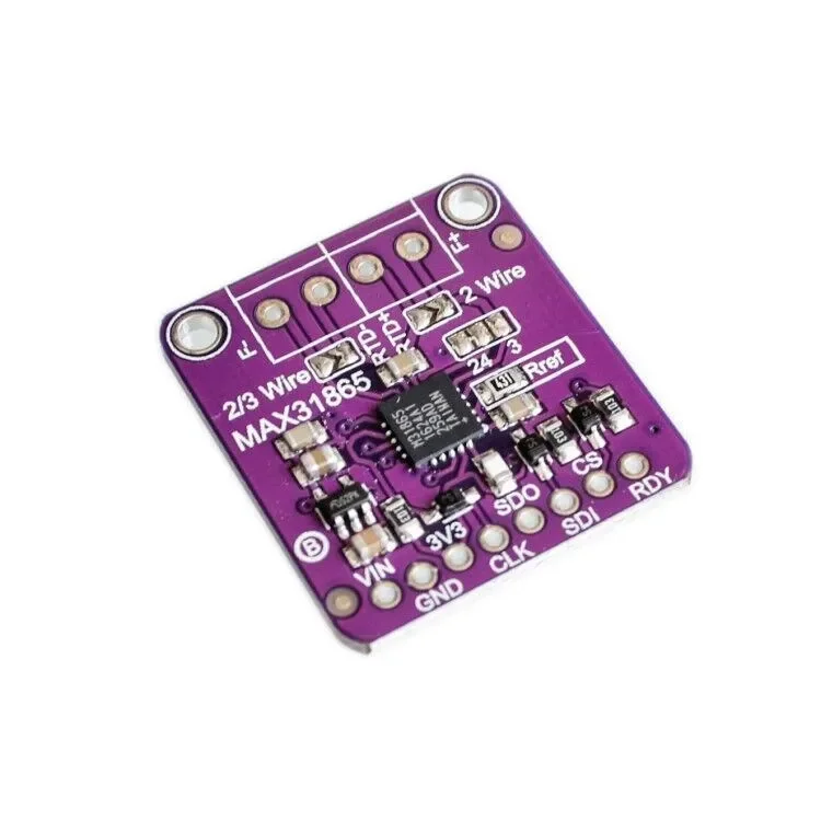 SIMPLE ROBOT/ MAX31865 PT100/PT1000 RTD-to-Digital Converter Board Temperature Thermocouple Sensor Amplifier Module 3.3V/5V