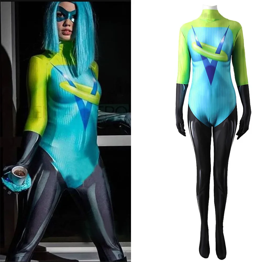 

Anime Cosplay The Incredibles 2 Voyd Ditto Jumpsuit Superhero Tights Adult for Kids Halloween Costume Party Swimwear Dress Up