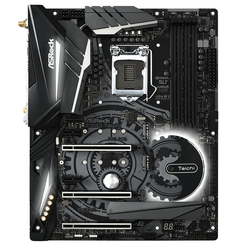 Used ASRock Z390 TaiChi Original  Desktop 1151 Motherboard Z390 Socket LGA1151 DDR4 SATA3 USB3.0 M.2