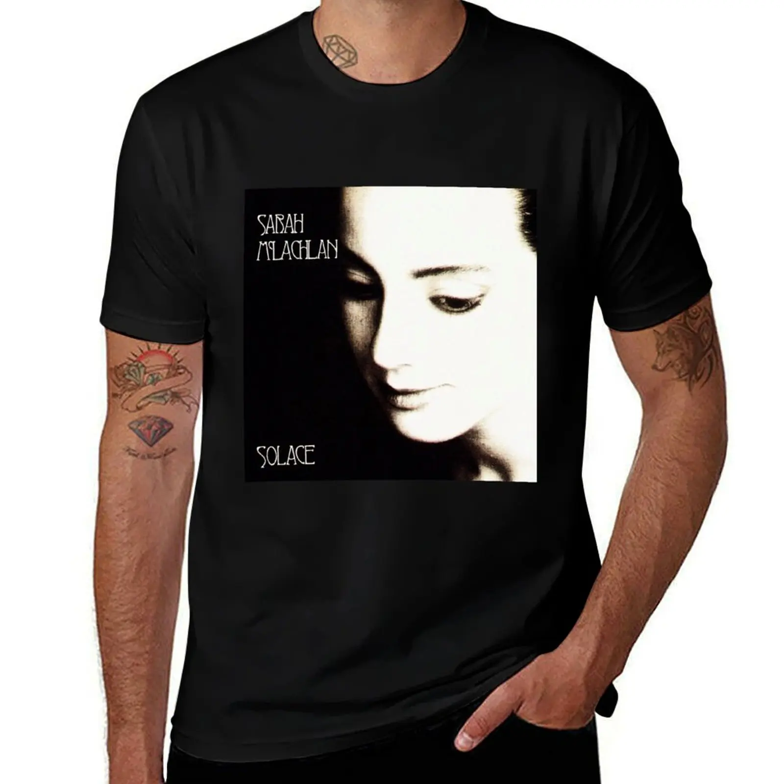 

tshirt 100% McLachlan cotton solace cotton T-Shirt t Sarah for man T-Shirt shirts