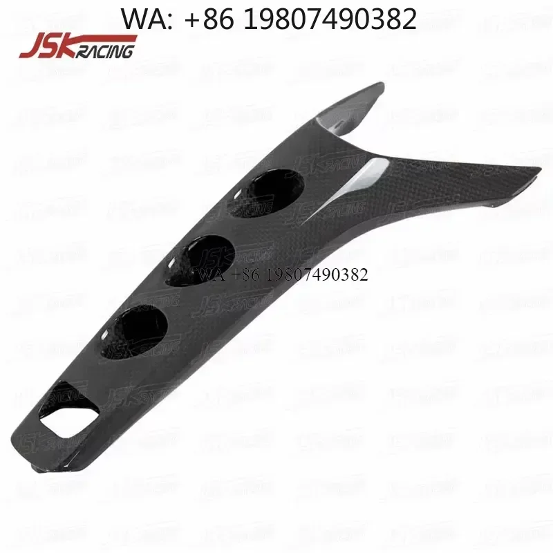 Wmwmnu Dry Carbon Fiber Center Console Trim for 2015-2016 F488 GTB Spider Interior Replacement Plain Weave Dashboard