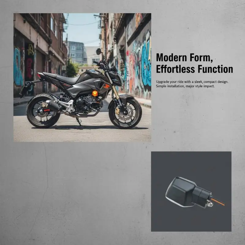 High-Performance Turn Signal Lights for MSX125 M3 DAX Zoomer-X ZUMA 110C Easy Install for Bikes