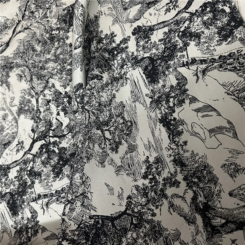 Brocade Jacquard Fabric for Diy SewingTablecloth Spring Autumn Suit Windbreaker Fashion Clothing Cloth By The Meter