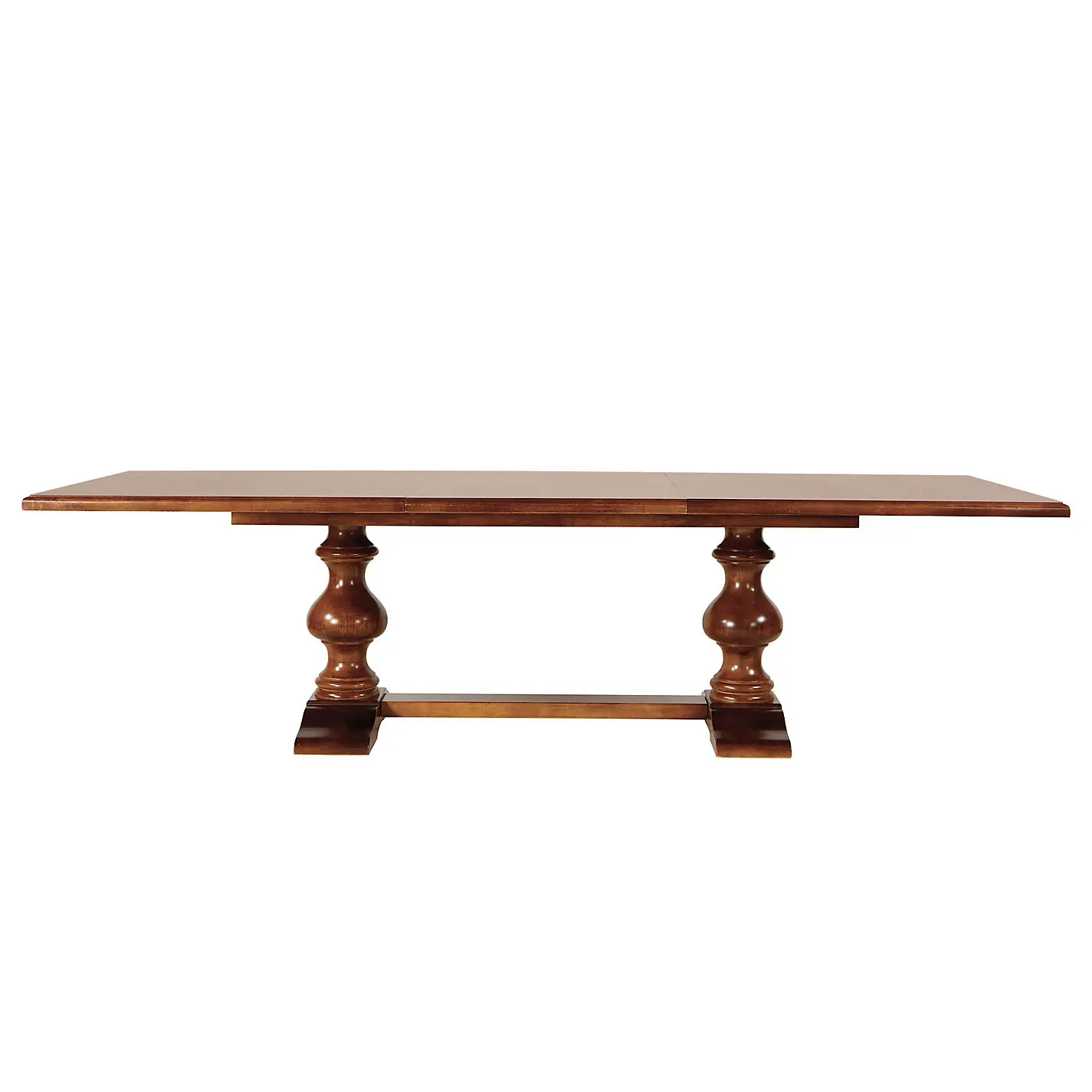 ^Modern Solid Wood Dining Table Rectangular Home Furniture with Panel Style Restaurant Solid Table