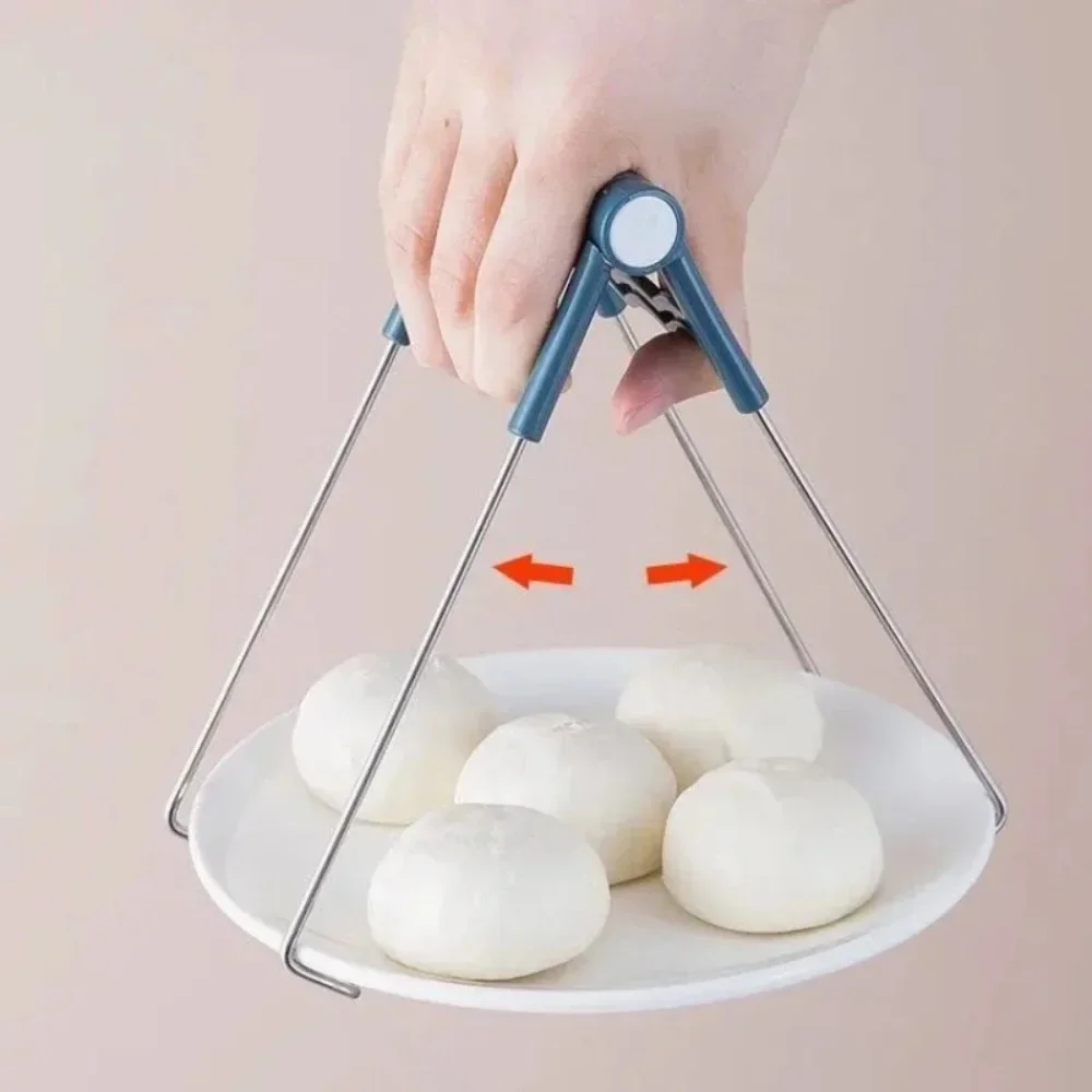 1 Pc Anti-Brandwonden Clip Kom Klem Gestoomde Groente Tang Bbq Clip Lade Lifter Voor Keuken Gemak Koken keuken Gereedschap