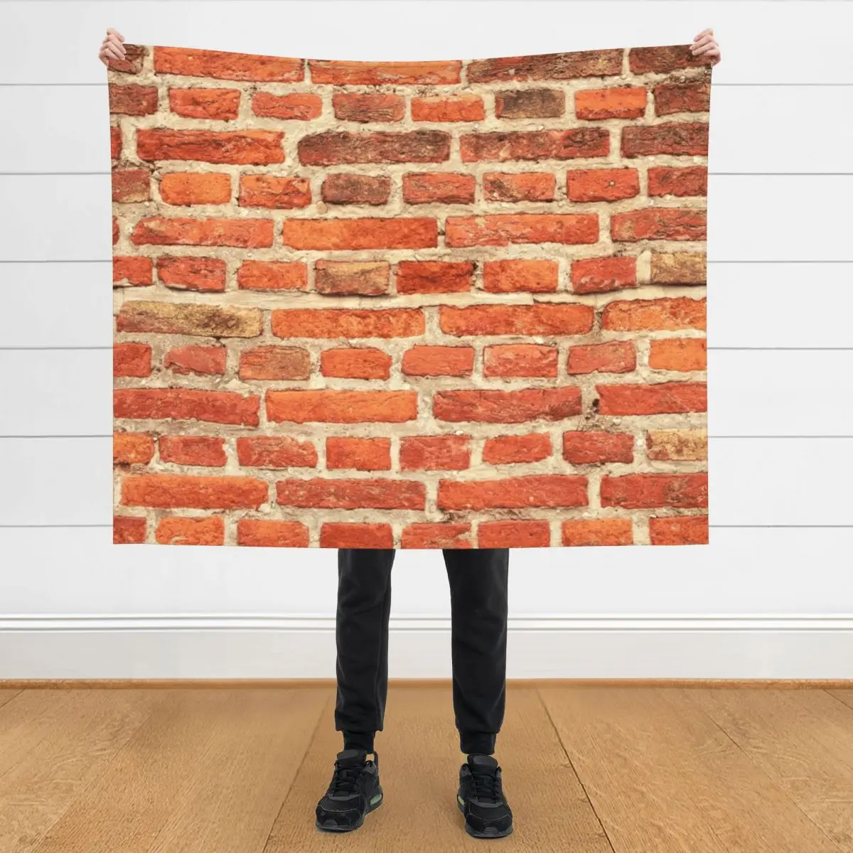 

Red vinatge Brick wall pattern photography - Brick print Throw Blanket Blankets For Baby Summer Beddings wednesday Blankets