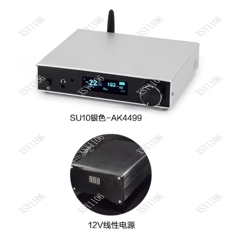 SU10 Hi-End Digital-to-Analog Converter (DAC) Decoder with AK4499EX AK4493S Chip Hi-Fi Bluetooth 5.4 Audio Converter