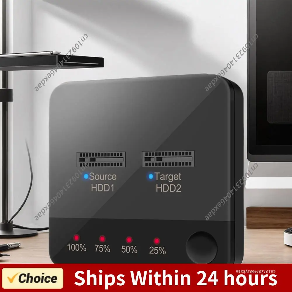 

Док-станция M.2 SATA/NVMe с двумя отсеками для дублирования и клонирования накопителей, автономный дубликатор жестких дисков, дубликатор M.2 SSD