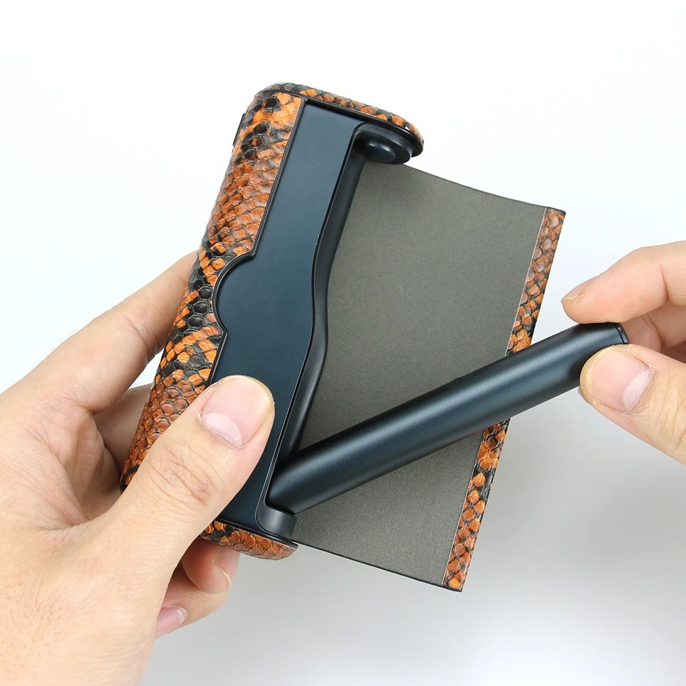 Wholesale 12 Colors PU Leather Case for IQOS ILLUMA Prime Magnetic Cover with Holder for Iquos ILLUMA Prime Accessories
