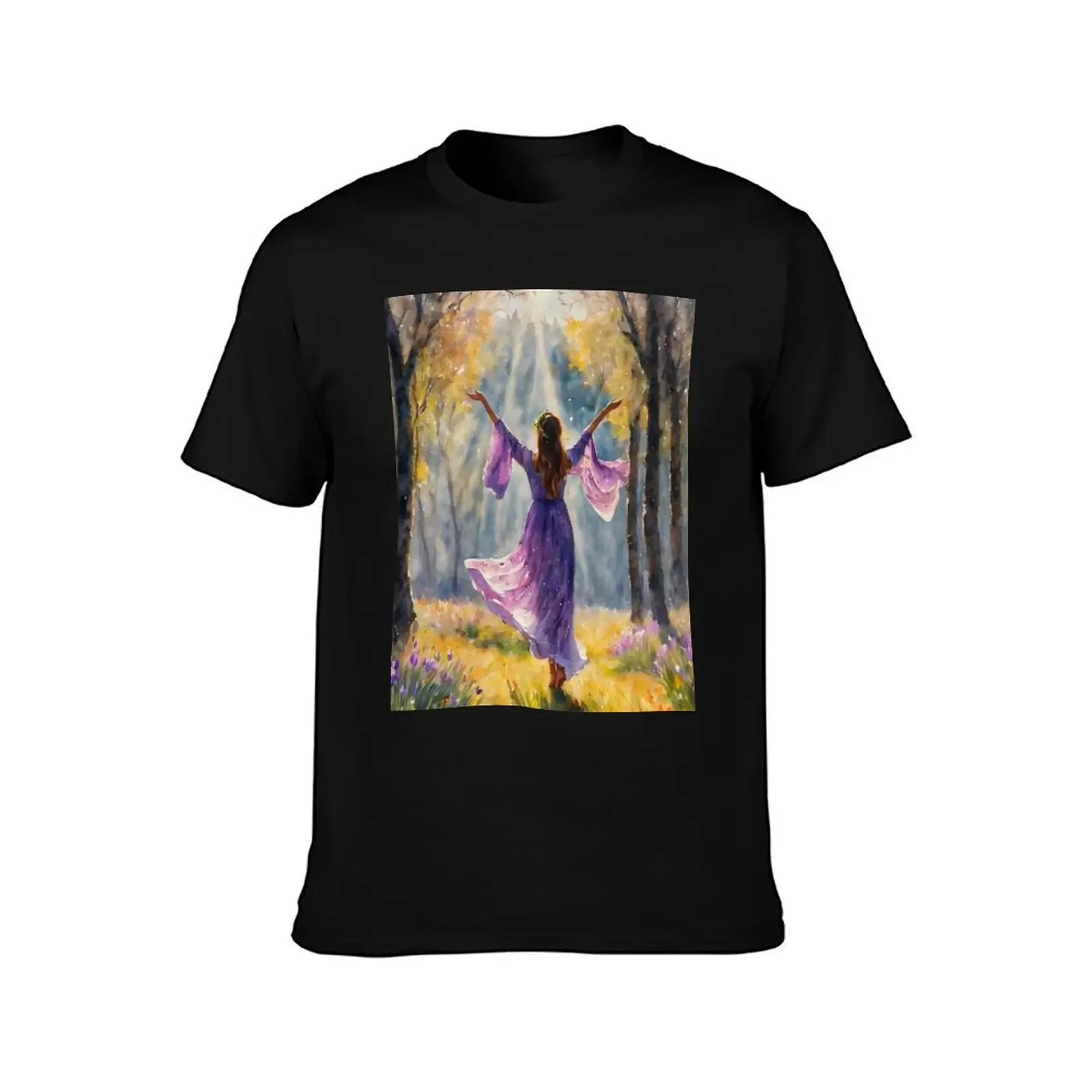 Rejoice! Spring Has Returned! By Lyra the Lavender Witch T-Shirt sublime gifts for boyfriend oversized t shirts for men