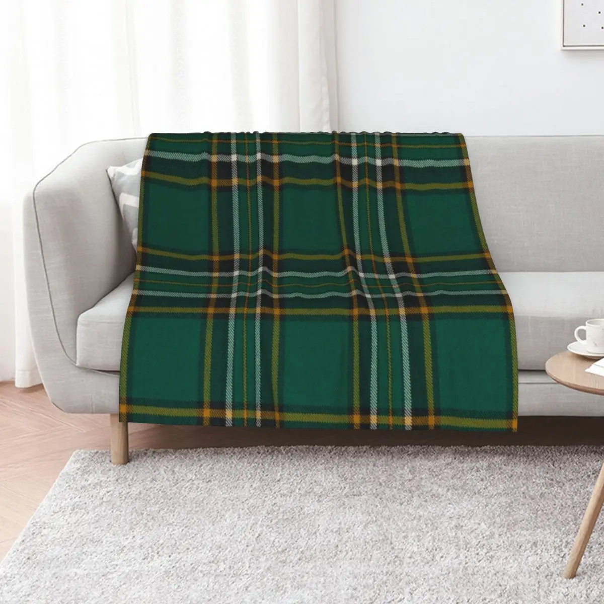 Irish National Celtic Tartan Throw Blanket Soft valentine gift ideas Summer Luxury Retros heavy to sleep Blankets