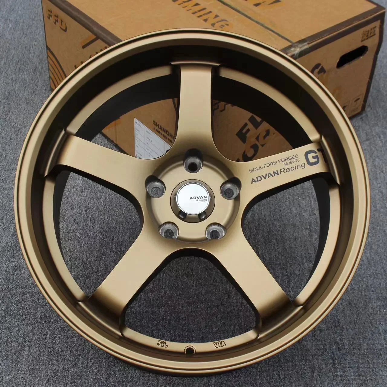 

18×8.5J 5x114.3 ET38 Antique Bronze Cast Rims Delivery To Canada