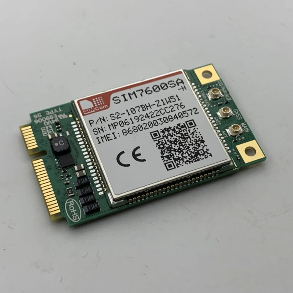 

New SIMCOM SIM7600SA-H LTE Cat4 MINI PCIE Module For Australia New Zealand South America Band B1/B2/B3/B4/B5/B7/B8/B28/B40/B66