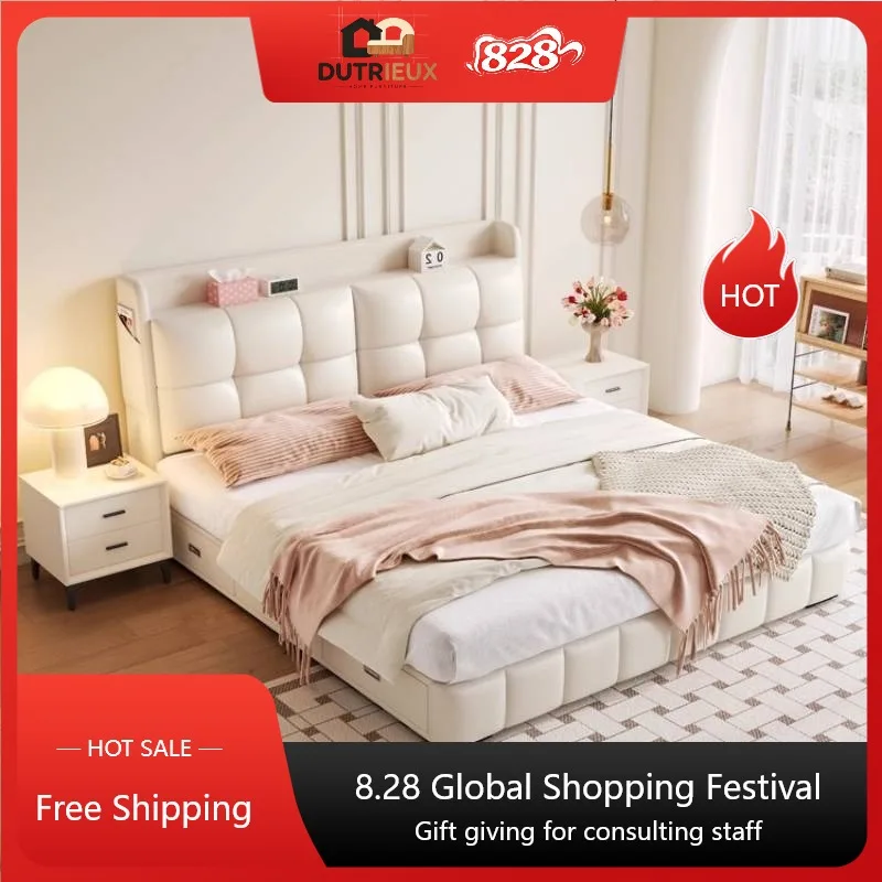 Japanese Luxury Double Bed Mattress Organizer Single Headboards Double Bed Bases Monster Camas De Dormitorio Furniture