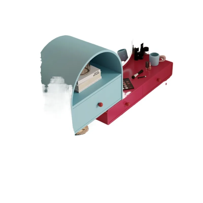 

Sea salt rose dresser bedroom makeup table chest integrated small apartment makeup table