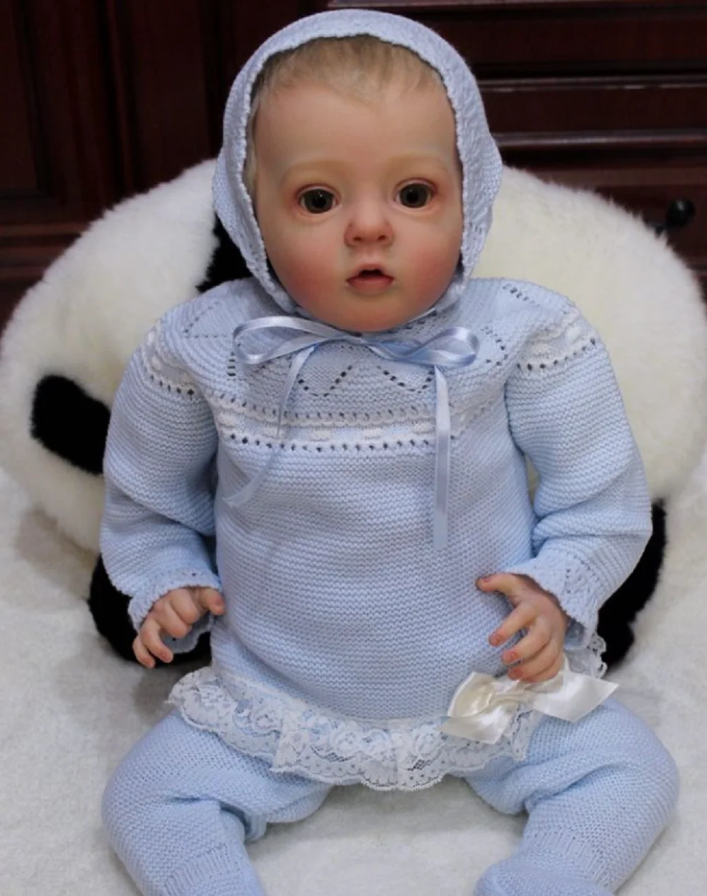 19 Inch Tiffany Reborn Baby Dolls Artist Painted Realistic Bebe Newborn Baby Doll Toys For Kid's Gifts Pеборн Muñecas Reborn