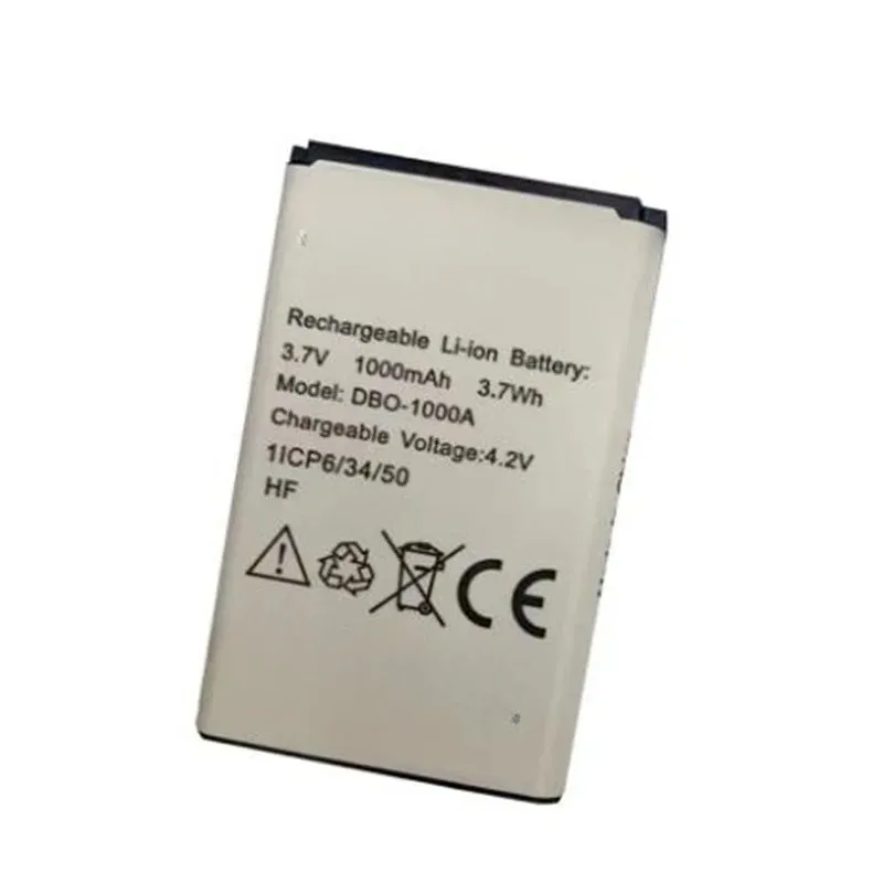 بطارية جديدة عالية الجودة 3.7 فولت 1000 مللي أمبير في الساعة DBO-1000A لبطارية الهاتف المحمول DORO 1372 2404 1370 sku