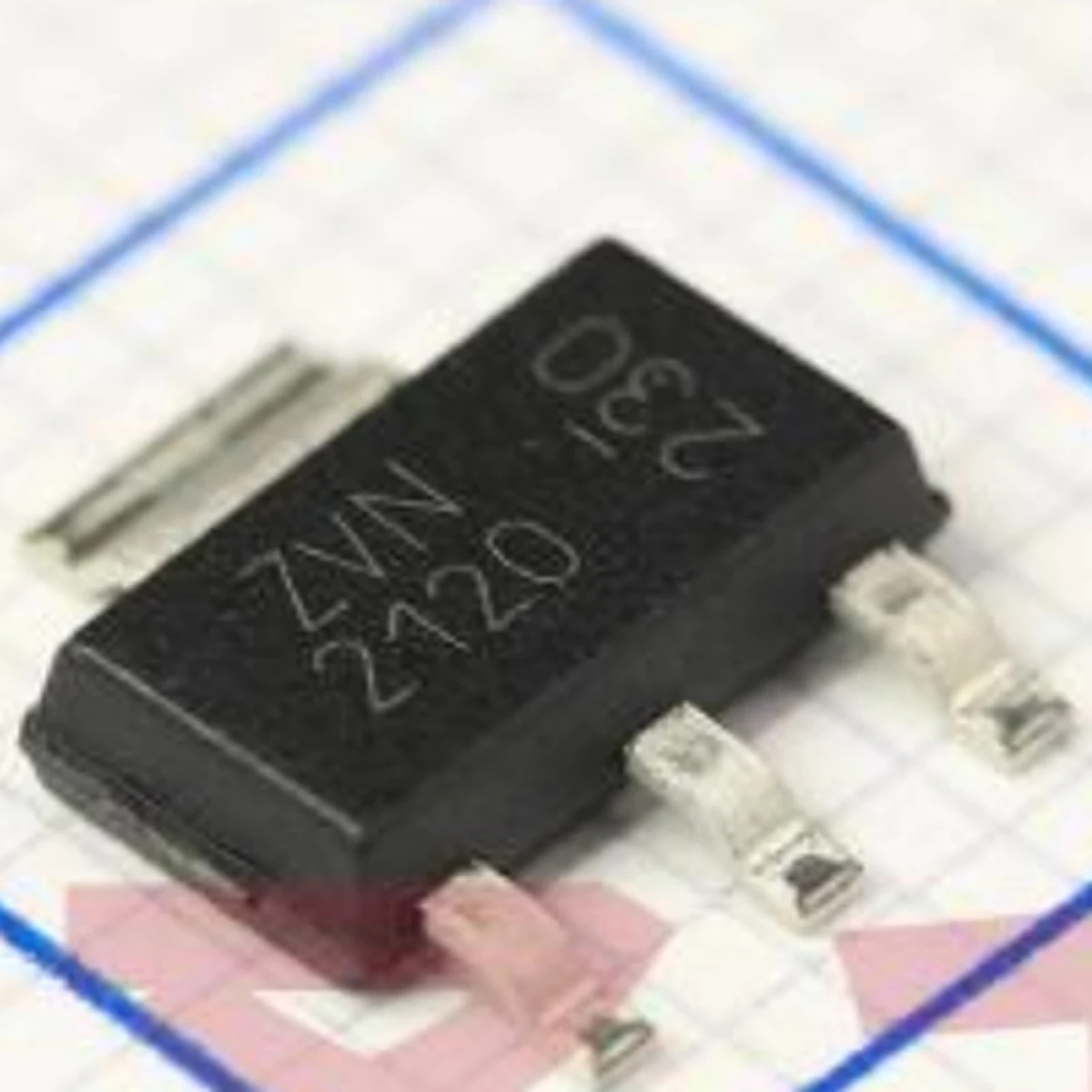 10PCS original ZVN2120 MOSFET 2W 200V 320mA 1 N-channel SOT-223: ZVN2120GTA