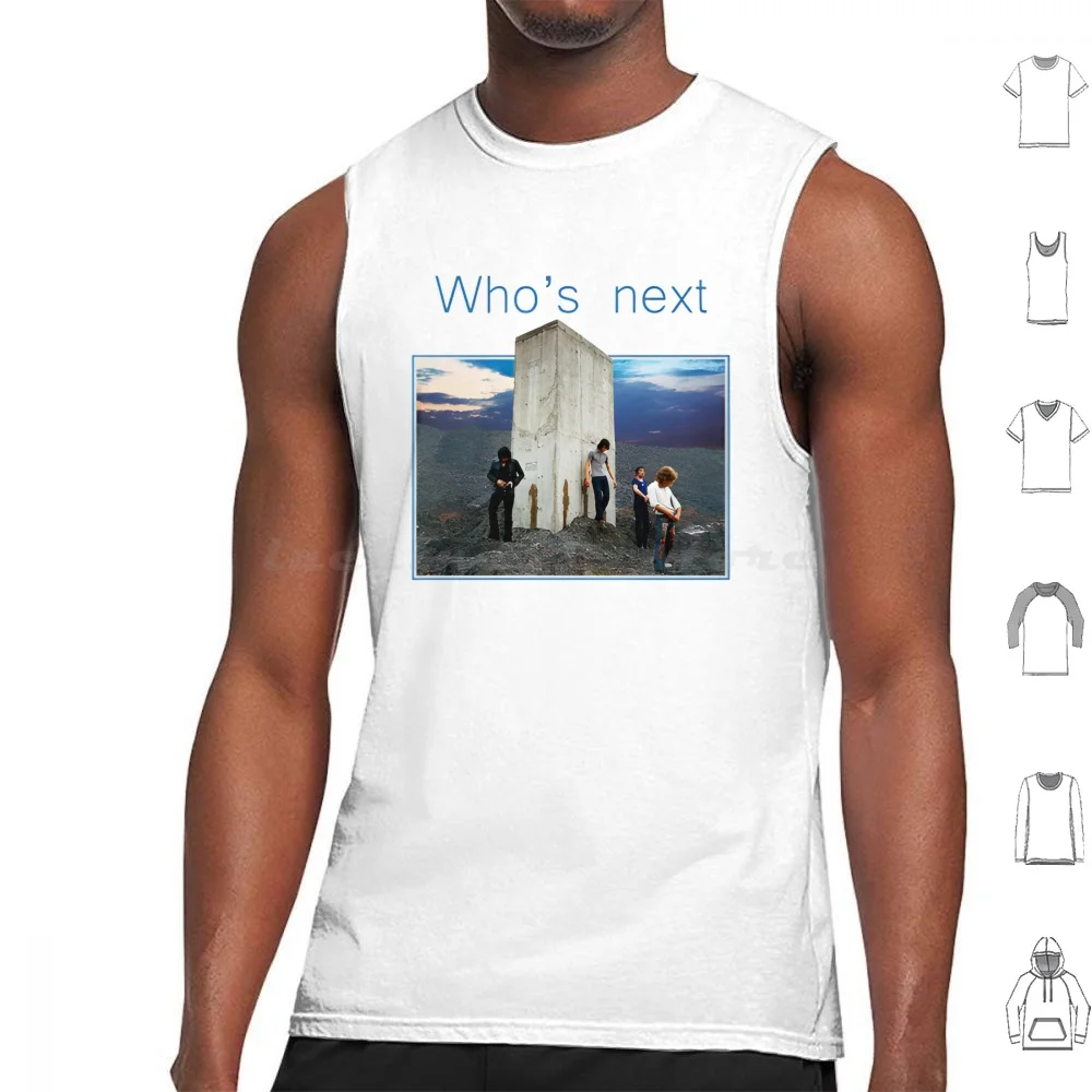 Who'S Next Tank Tops Print Cotton Pete Townshend Guitarist Band Musician The Who Pete Townshend Music The Who Band