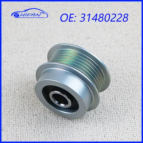 31480228 Generator belt Belts Pulleys Alternator Pulley  For Volvo V60 V90 S60 S80 S90 XC40 XC60 XC70 XC90 2014-2021 30644952