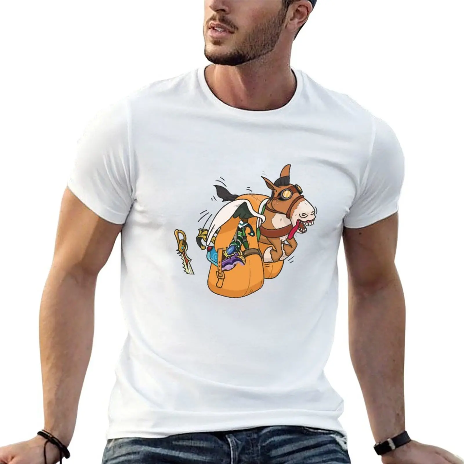 

Donkey courier T-Shirt t shirts with prints t shirts for man graphic funny T-Shirt