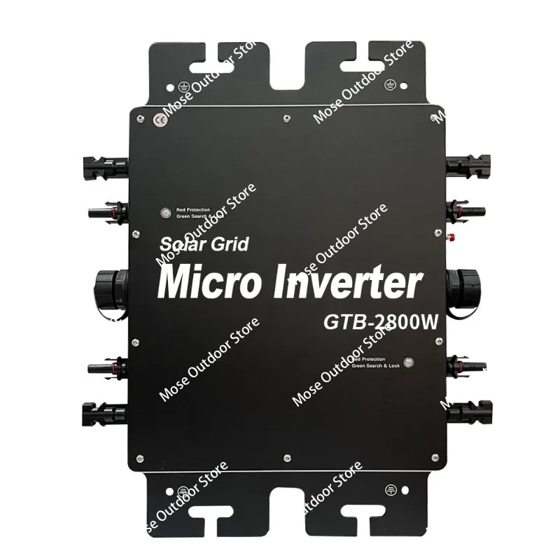 

2000W 2400W 2800W Micro Inverter 110V or 220V 230V MPPT On Grid Solar System for Home Appliance Camping Waterproof IP65