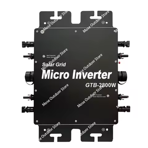 2000W 2400W 2800W Micro Inverter 110V or 220V 230V MPPT On Grid Solar System for Home Appliance Camping Waterproof IP65