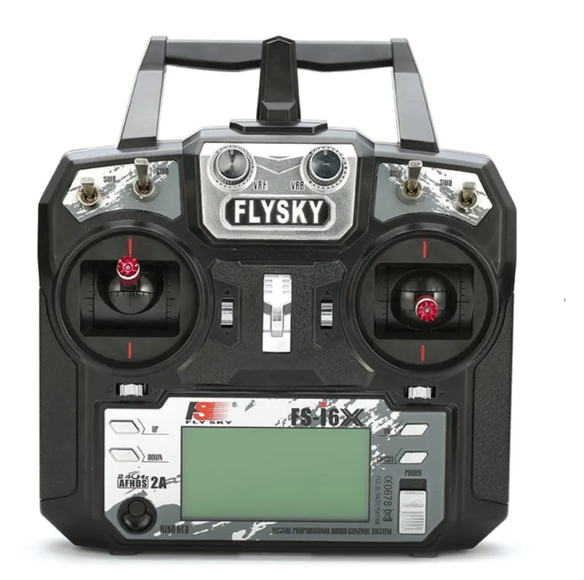 FLYSKY FS-i6X FS i6X 10CH 2.4GHz AFHDS 2A RC Transmitter With iA6B or iA10B Receiverfor Drone Airplane