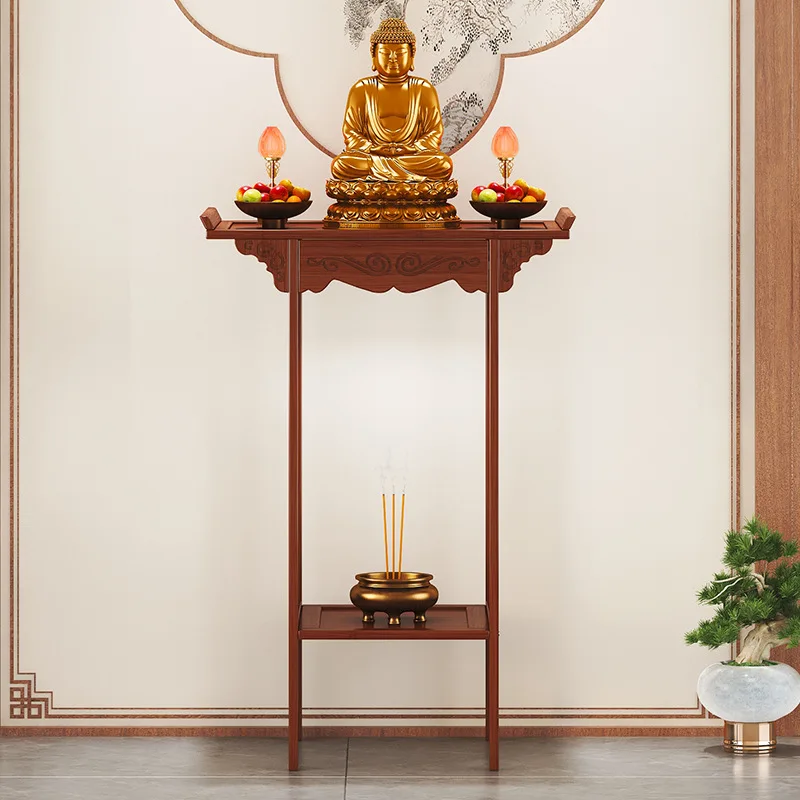 

Chinese-style offering table Entrance incense table Living room Buddhist platform household Bodhisattva offering Nanzhu Buddhist