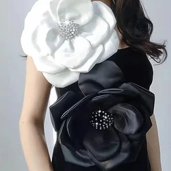 NEW 29cm 3D Big Flower Lace Patch and Appliques Sew-On Wedding Dress Apparel Sewing Applique