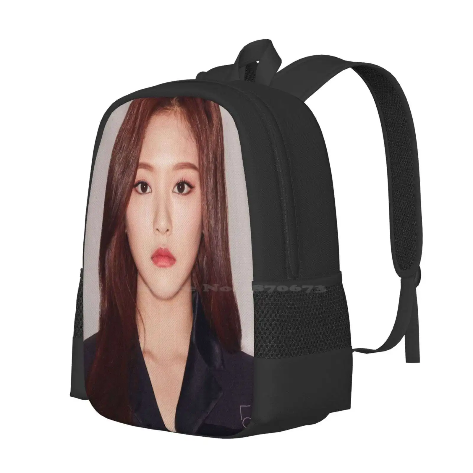 Hyunjin Loona Beautiful Portrait Merch School Bags Travel Laptop Backpack Hyunjin Loona 1 3 Burn Girl Of The Month Kpop So What