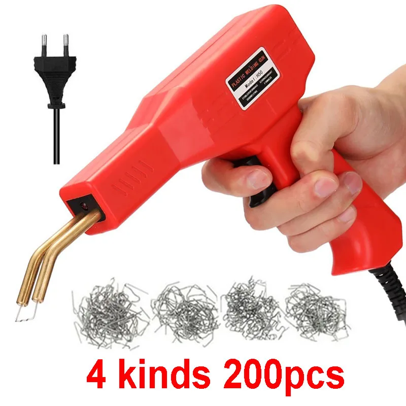 Welders PVC Repairing Machine Car Bumper  Hot Staples Stapler Welding Garage Tool Plastic Soldering Iron