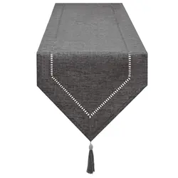 Linen table runner for dining table, solid color table runner, modern, easy to care, coffee table, restaurant, decoration
