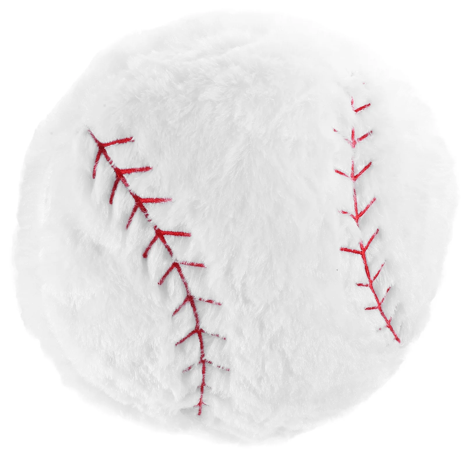 

Soft Spherical Cushion with Baseball Design Decorative Accent for Couch Sofa Chair Stylish Home Accessory