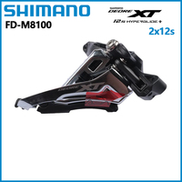 SHIMANO DEORE XT FD-M8100-M 2x12 Speed High Clamp Mountain Bike  M8000 series Front Derailleur Biycle Derailleur